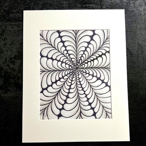 NEW ORIGINAL SIGNED ARTWORK INK DRAWING ON PAPER - Picture 1 of 12